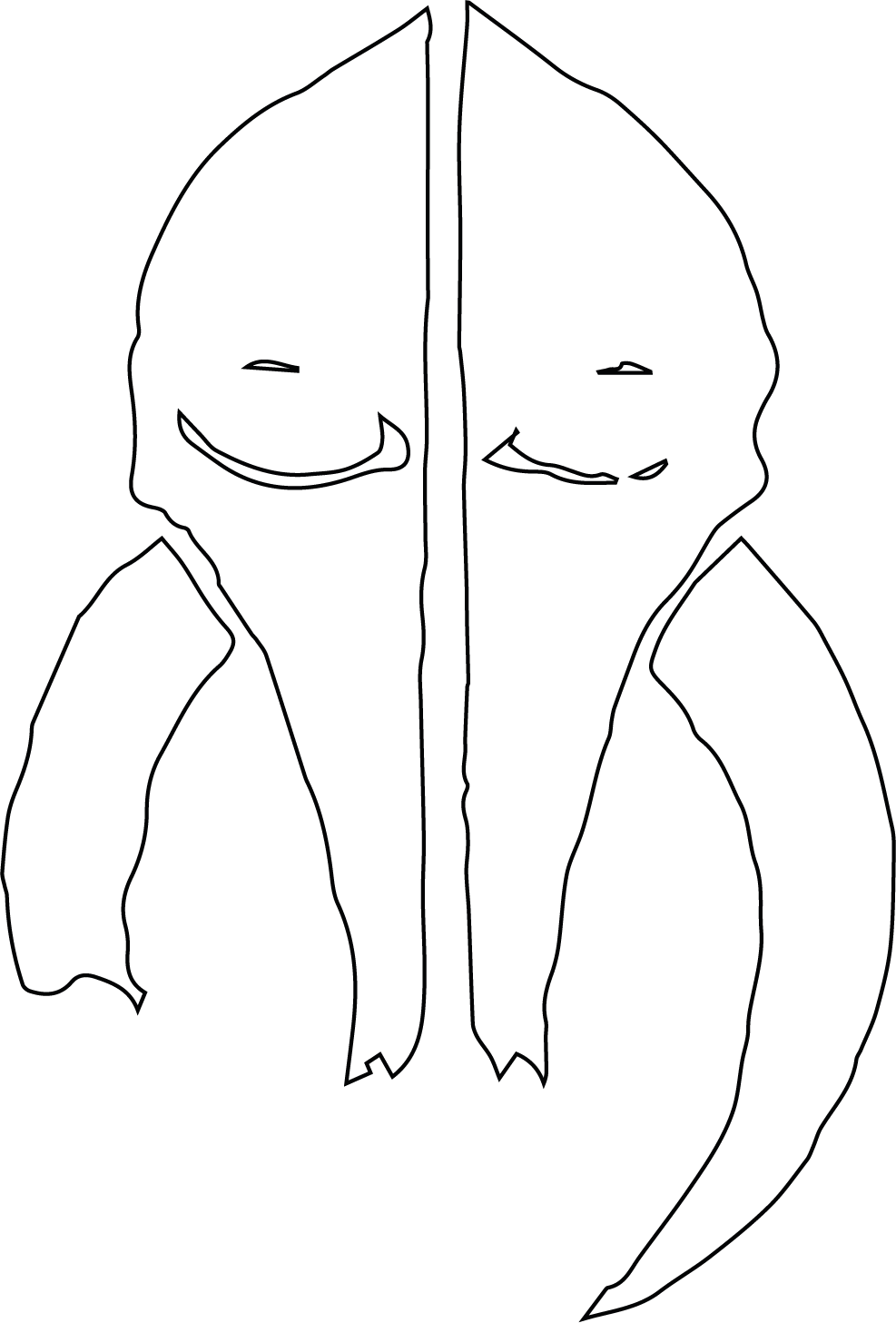 Símbolo de PRIMAL en blanco y negro